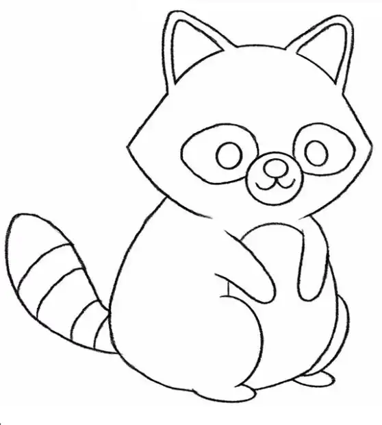 نقاشی راکون نقاشی راکون