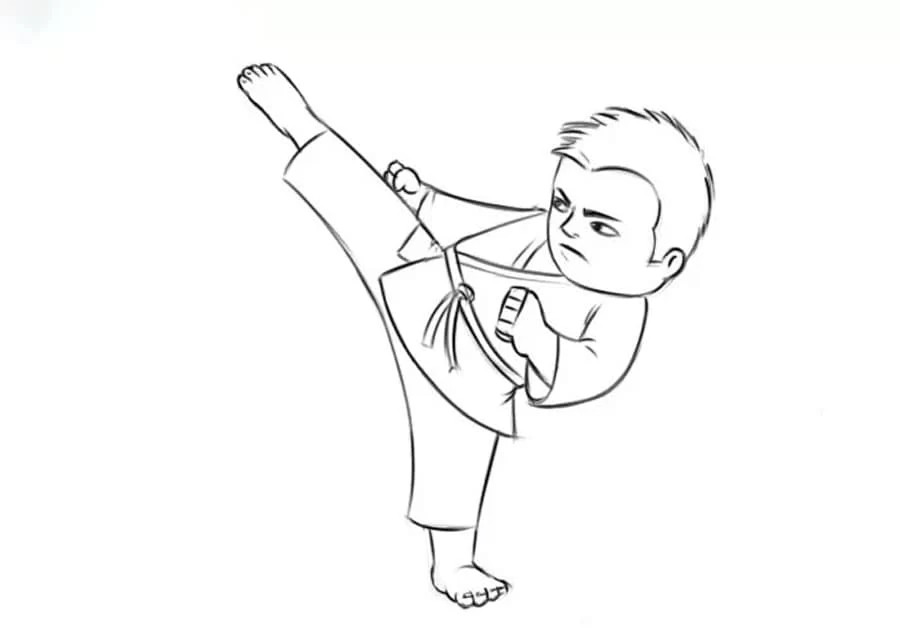 نقاشی کاراته کار نقاشی کاراته کار