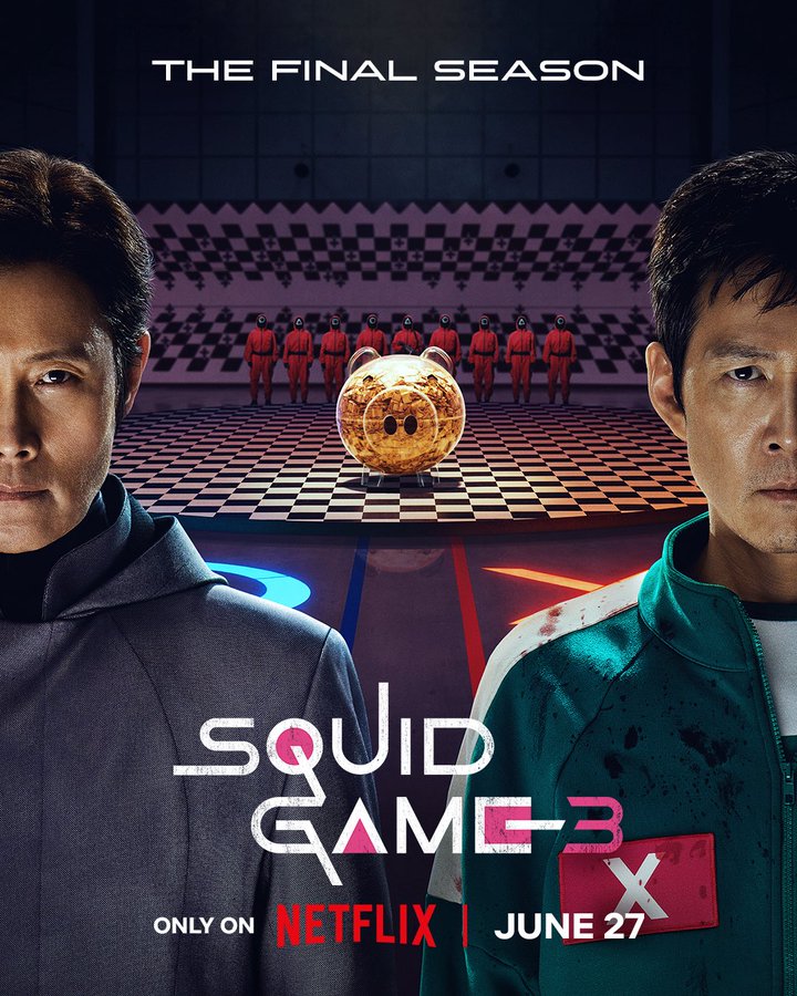 پوستر جدیدی از فصل سوم سریال Squid Game منتشر شد
