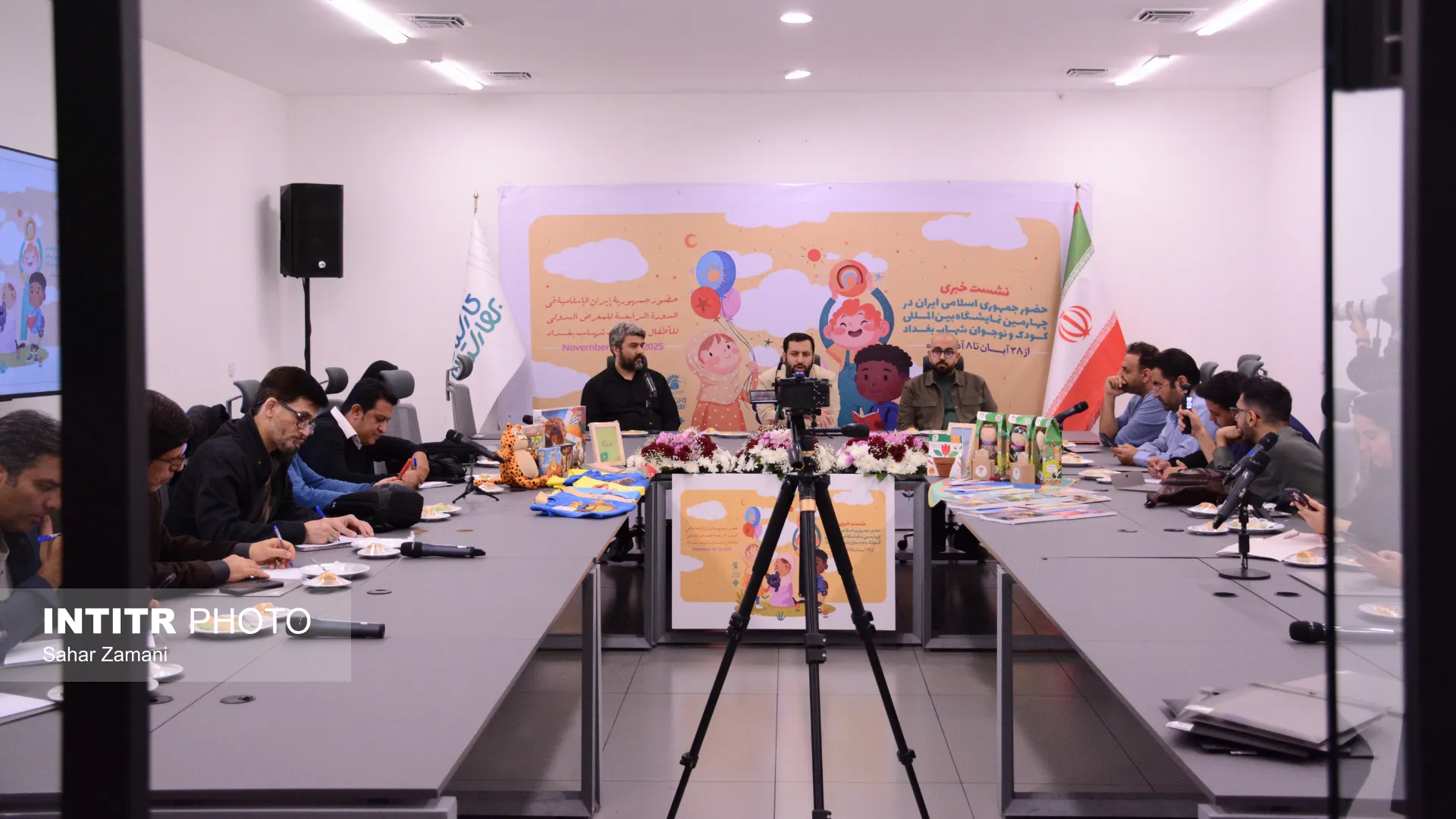 نشست خبری حضور جمهوری اسلامی ایران در چهارمین نمایشگاه بین المللی شهاب در بغداد نشست خبری حضور جمهوری اسلامی ایران در چهارمین نمایشگاه بین المللی شهاب در بغداد