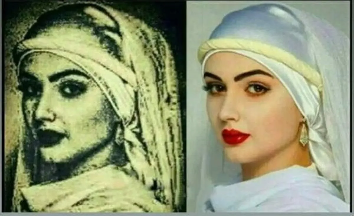 چهره واقعی زلیخا چهره واقعی زلیخا