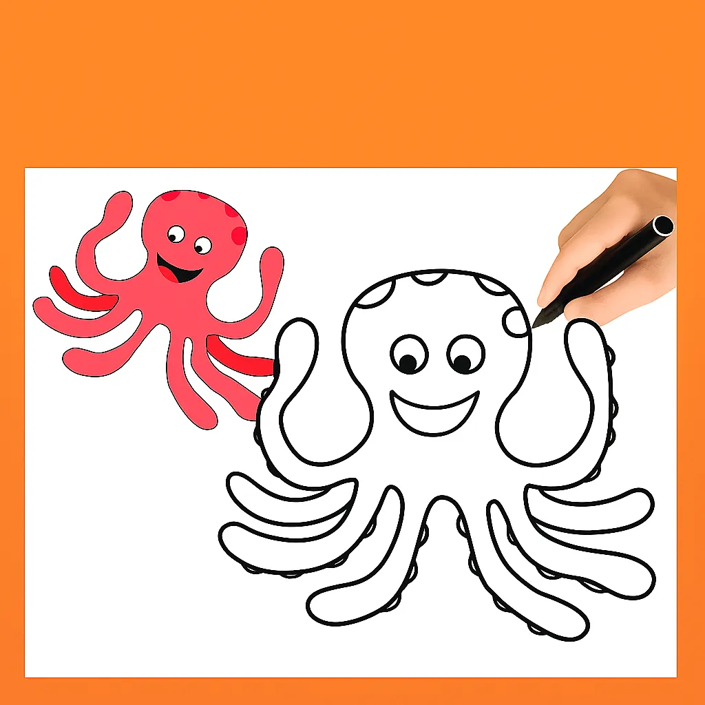 نقاشی اختاپوس