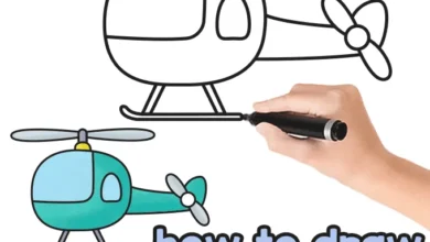 نقاشی هلیکوپتر