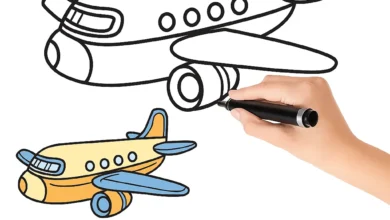نقاشی هواپیما