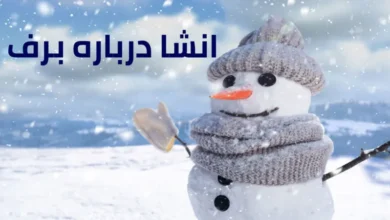 انشا در مورد برف