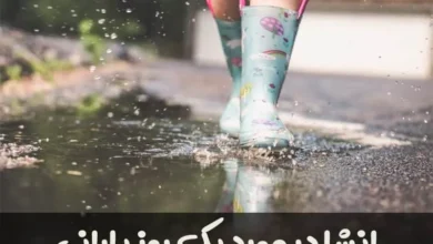 انشا یک روز بارانی