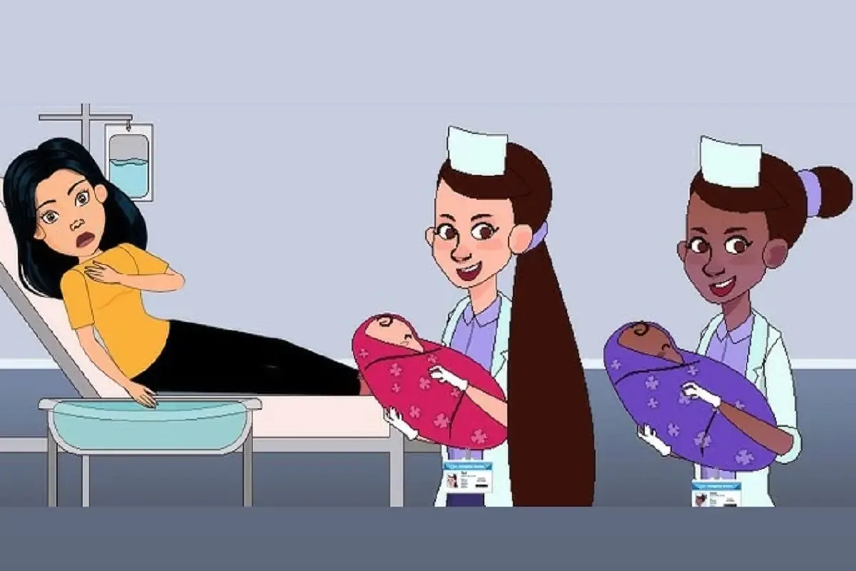 بازی فکری بچه و مادر