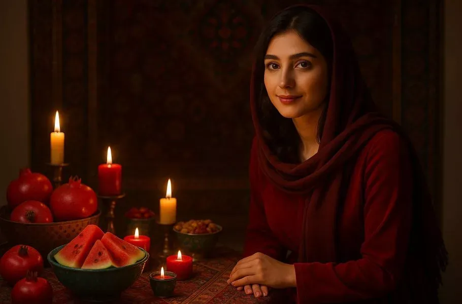 عکس یلدایی با هوش مصنوعی