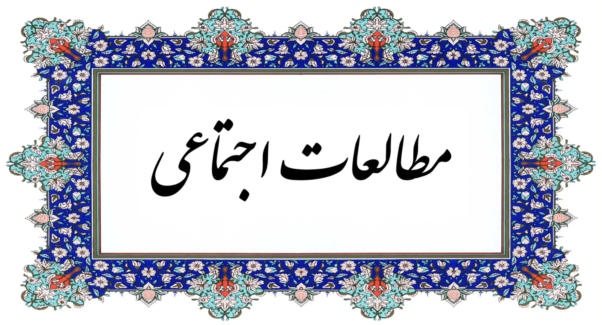 مطالعات اجتماعی