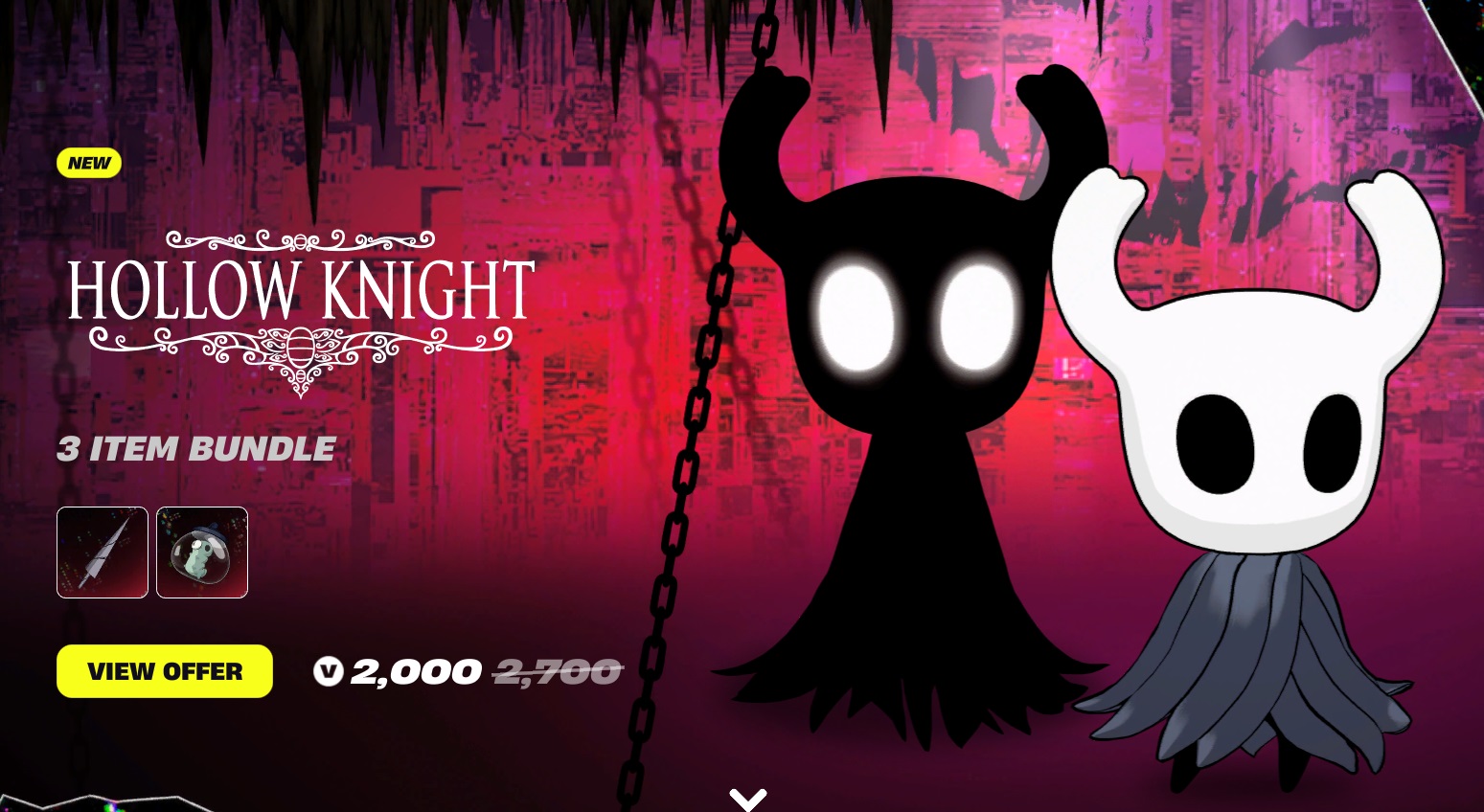 باندل Hollow Knight در Fortnite از خود بازی گرانتر است!