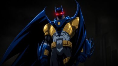 پوستر متحرک انیمیشن Batman: Knightfall نبرد بتمن جدید گاتهام و بین را به تصویر میکشد