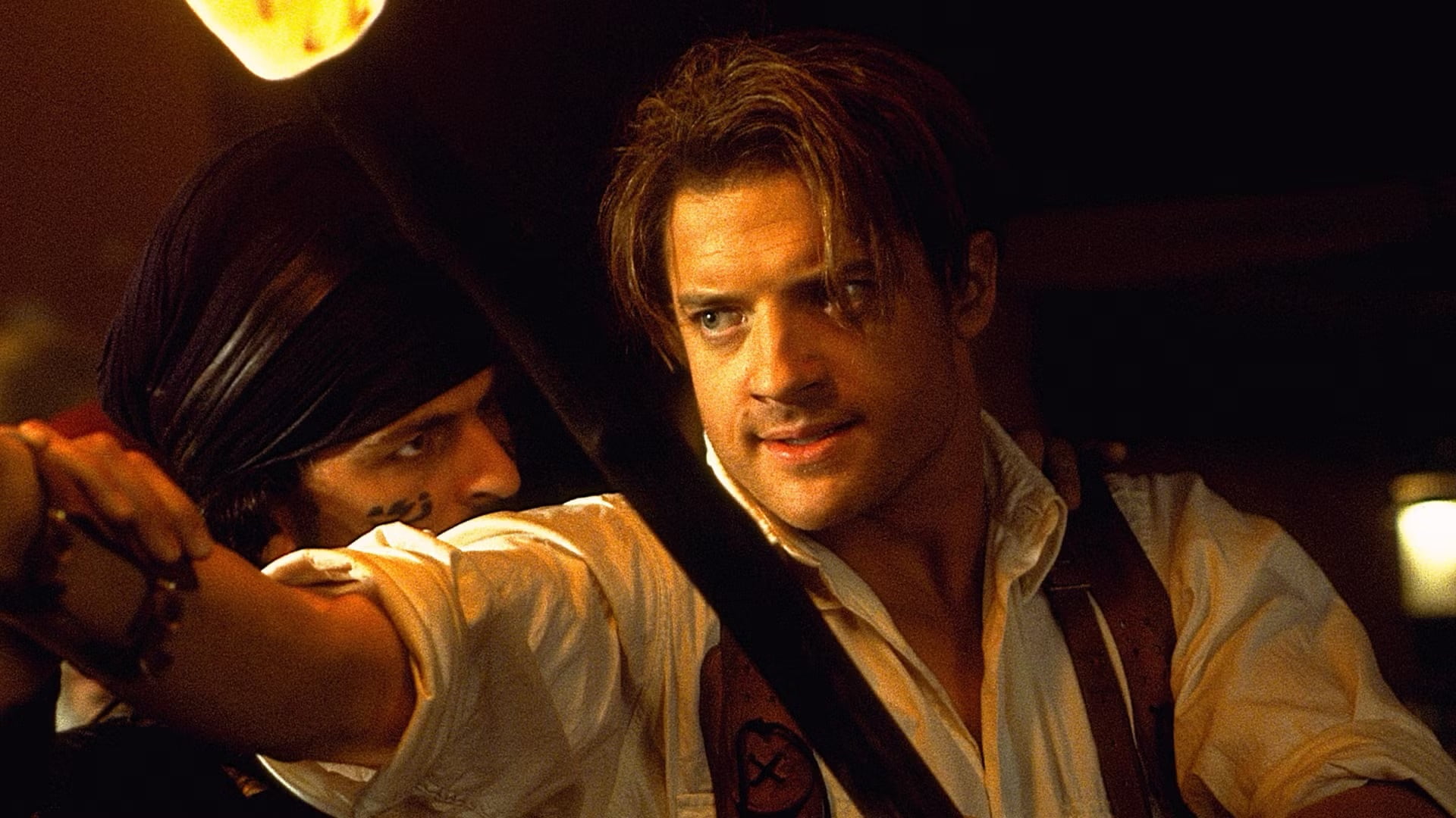 برندن فریزر و ریچل وایس در تصاویر جدید پشتصحنه The Mummy 4 دوباره کنار هم دیده شدند