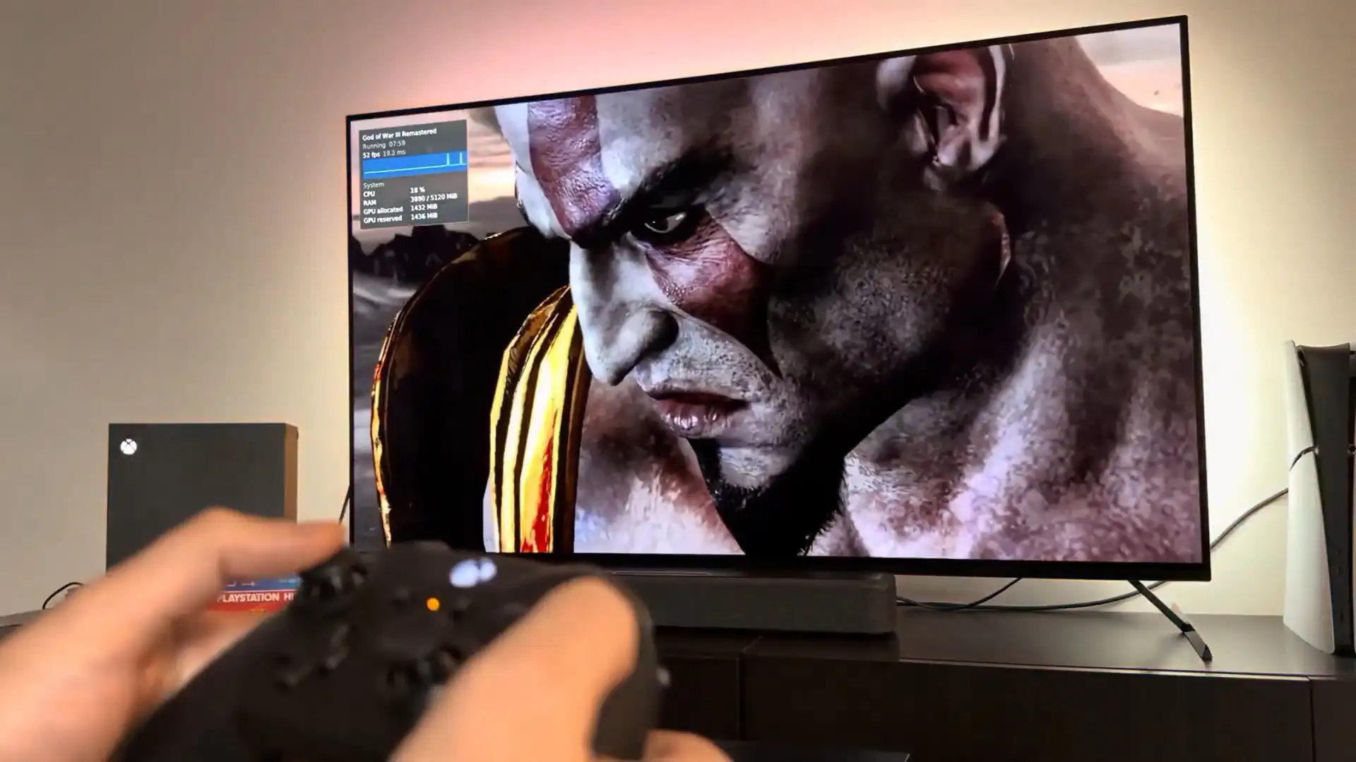 بازی God of War III Remastered به کمک شبیهساز روی ایکس باکس سری ایکس اجرا شد