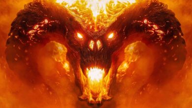 پوستر تازه فصل سوم The Rings of Power هیولای مرگبار موریا را به نمایش میگذارد